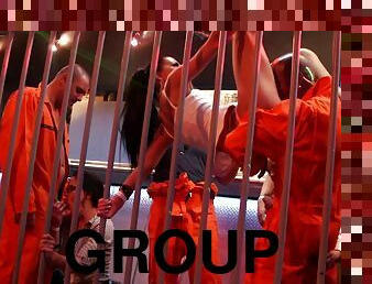 Bad girls in prison end up having a wild orgy in their cell