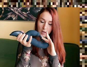 LoveTime solo play with huge vibrator and real orgasm LeoKleo