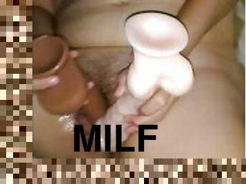 2 DILDOS 1 MILF / Sarap panoorin ni pinay maglaro ng dildos