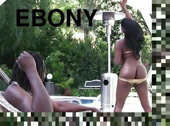 Round ass ebony chick Barbie Banxxx enjoys getting fucked hard