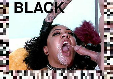 Boots and Fux destroy this black BBW throat to extreme