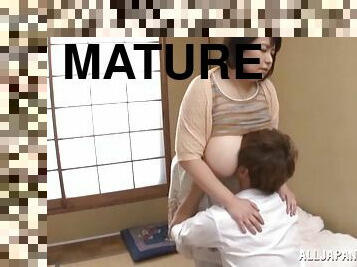 Hardcore sex video with huge-boobed mature Asian Misuzu Tomizaw