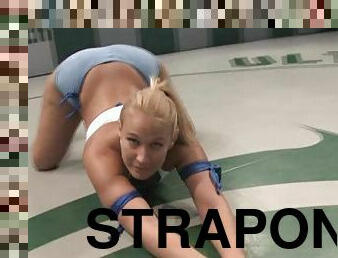 Rough Strapon Fuck For a Loser Wrestler