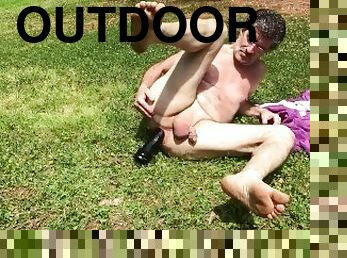 Doug in Outdoor Dildo Fuck