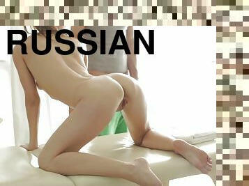 Russian teen knows how to pay for a very good massage