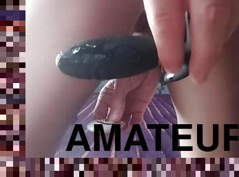 masturbação, amador, anal, adolescente, dildo, sozinho