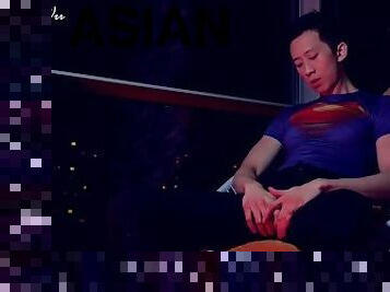 Asian Superman edged to oblivion by a twink