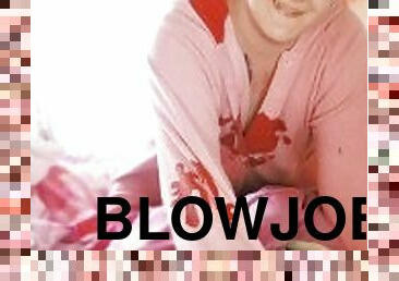 POV - Your cute slutty boyfriends give you a morning blowjob - multiple big cumshots