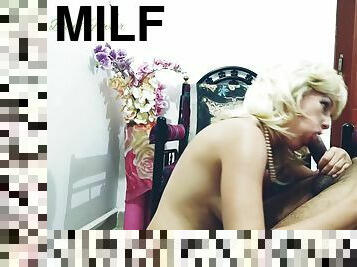 Milf Intense Deepthroat With Cum In Mouth - Angel Dani Fowler