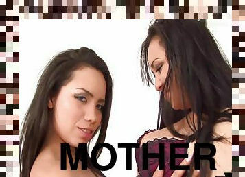Latin Mother Naughty Daughter. Colombian Lesbian Mom Gives Gir