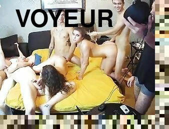 orgie, russe, amateur, babes, fellation, énorme-bite, maison, sexe-de-groupe, européenne, euro