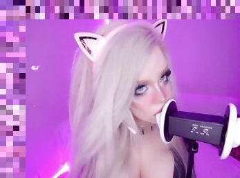 ? Amy B ? ASMR ???????? YOUR NEKO GIRLFRIEND LICKS YOUR EARS ? NSFW videos on Onlyfans ????????