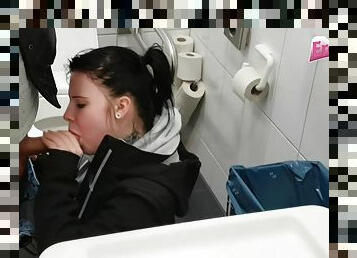 German Girl Next Door Fuck On Toilet Pov