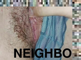 My Neighbor Masturbating My Big Hairy Pussy