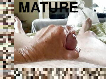 Mature handjob, no money shot