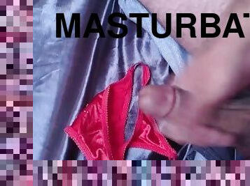 mastürbasyon-masturbation, birdenbire, kadın-külotu, meni, fetiş, tek-kişilik, sırım