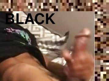 Hot Black Guy Jacking Off His Thick Cock! ONLYFANS: BIGPIMPINDON