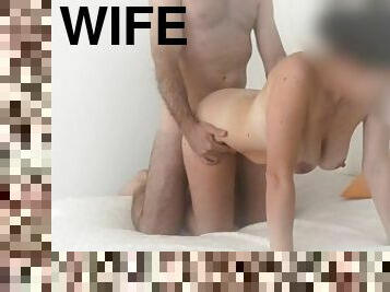 My Hotwife Pussy needed a massive creampie deep inside - Sensual Erotic Sex - Cum Inside