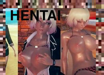 ????????????? AI???????(???????OL?)3DCG??????Hentai Game Ai Shoujyo?Big tits blonde Gal officeworker