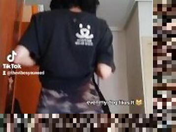 Girl with FREE ONLYFANS shaking It - Tiktoks leak TWERK