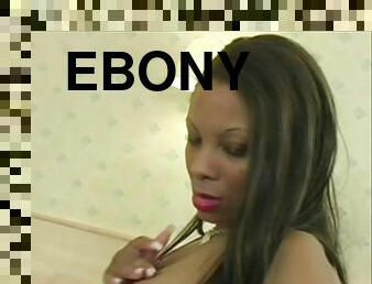 Hot Ebony Cougar is on the Hunt for Some Young Black Cock