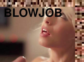 Art And Beauty Blowjob Blonde Cocksucker