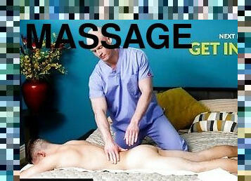 Muscle Massage Therapist Fucked Hard By Client's Massive Cock - NextDoorBuddies
