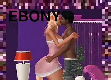 3D animation thick latina gets BBC TK17