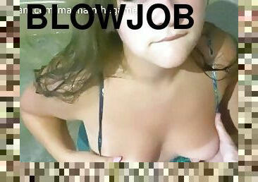 Jacuzzi blowjob