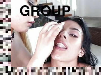 one of the most beatiful group anal fuck