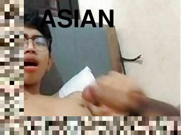 asian, pelancapan, peju, homoseksual, pornstar, merangsangkan-zakar, berahi, solo, filipina, gay