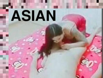Nasty and fitlhy dude rimming the ass of an asian katoey ladyboy and fucking her hard