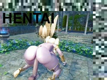 Skyrim THICC Perla Dancing Cock Loving Fairy