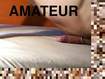 Amateur Guy Humping Bed - Huge Cumshot - TheSpiritualDick