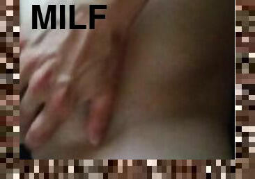 Homemade handjob with hot milf