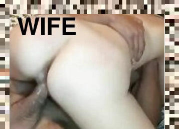 Wife cumming all over my cock