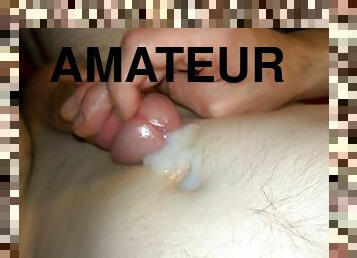 masturbation, amateur, ejaculation-sur-le-corps, énorme-bite, doigtage, point-de-vue, horny, britannique, solo, rasé