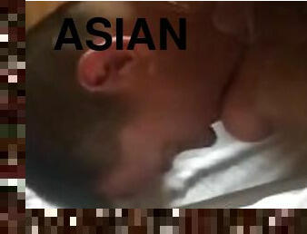 asiatisk, pappa, amatør, homofil, gruppesex, far