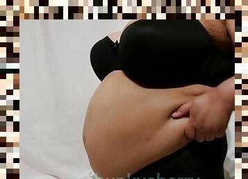 Huge Soft Belly Play by BBW Chunky Cherry