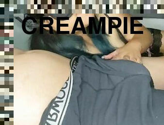 The BEST ORAL CREAMPIE for this bitch! 4k