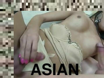 Asian transexual loves to be hardly fucked
