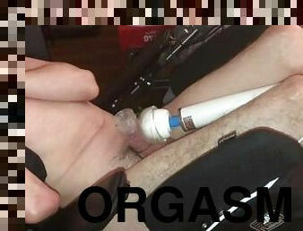 orgasmo, pénis-grande, gay, massagem, pés, sozinho, gay-adolescente, realidade, pénis, pernas