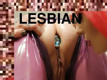 анальний-секс, лесбіянка-lesbian, іграшка, хардкор, бдсм, рабиня, точка-зору, фетиш, латекс, жінка-домінантка