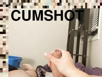Teen cums on camera for the first time