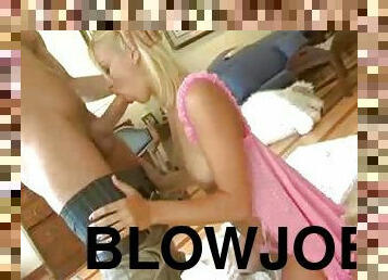 Best teenage girl ever blows him