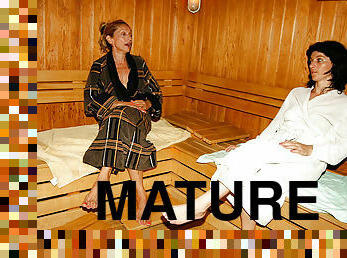 Mature Ladies Unwinding And Getting Naked - MatureNL