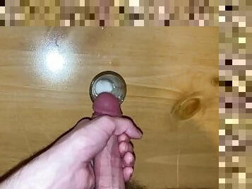 Measuring Cumshot Volume in a Shot Glass