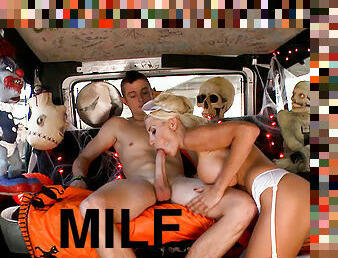 Trick Or Treat BITCHES - BangBus