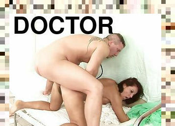 Doctor Has Fun With Horny Mature Lady Loving To Eat Ass