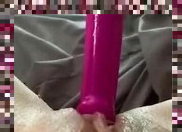 masturbación, orgasmo, amateur, madurita-caliente, juguete, marido, corrida, a-solas, cornudo